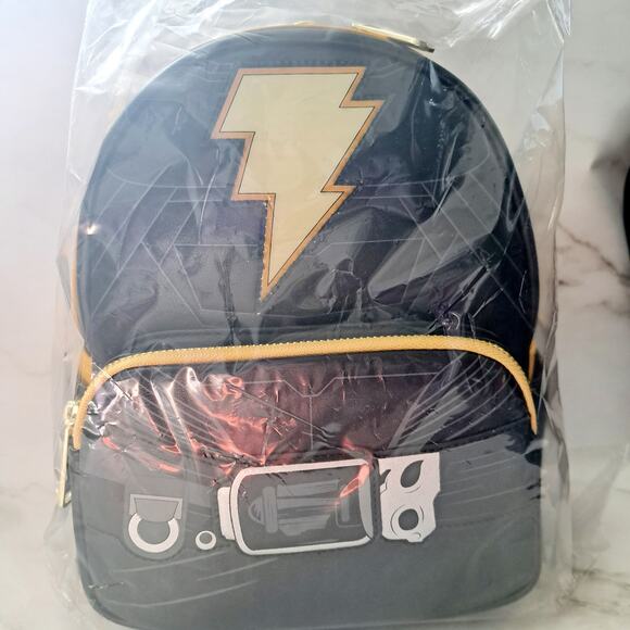 Loungefly DC Comics Black Adam Light Up Mini Backpack - Picture 8 of 11